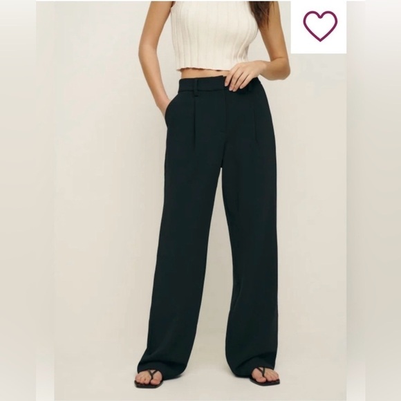 New! Reformation Alex Petites my Pant in Black 🖤 6P NWT! - Picture 5 of 16